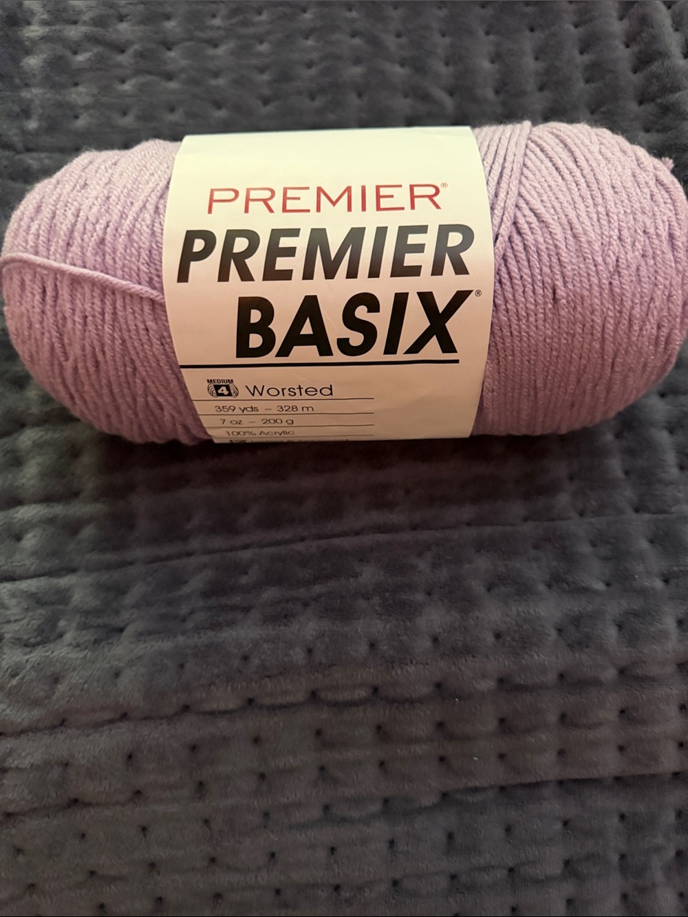 Premier Basix Worsted Yarn - Light Lavender